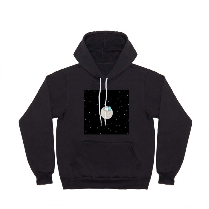 Cat On A Moon Hoody