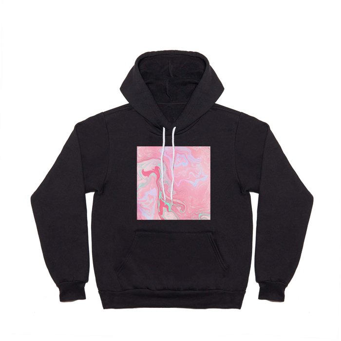 Marbled Effect with Pink Hoody