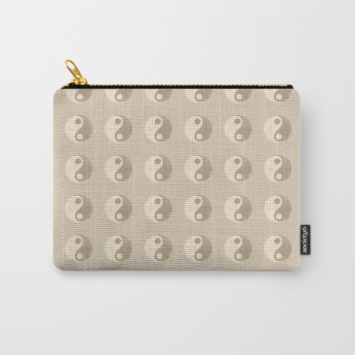 Yin and Yang Peace in Neutral Carry-All Pouch