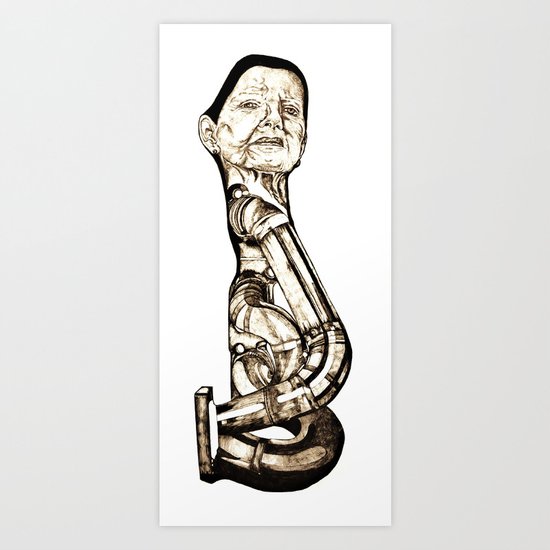 Pipes Art Print