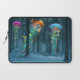 New Winter forest of Electric Jellyfish Laptop Sleeve