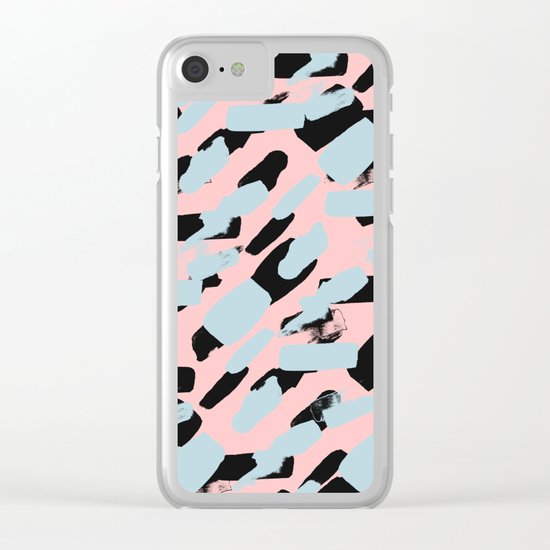Pattern 615 Clear iPhone Case