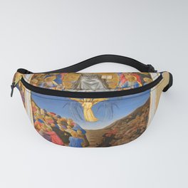 Fra Angelico "The Corsini Tryptich - Triptych of the Last Judgment, Ascension, and Pentecost" Fanny Pack