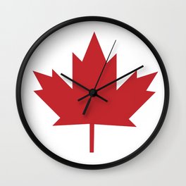 Maple Leaf Wall Clock