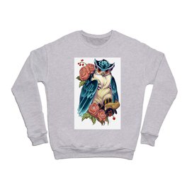 OWL IN THE YOUR FLOWERBEDS Crewneck Sweatshirt