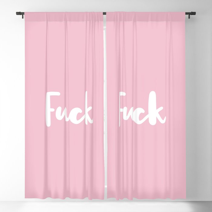 Pink F*ck Blackout Curtain