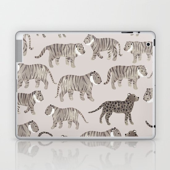 Gray Tigers Laptop & iPad Skin