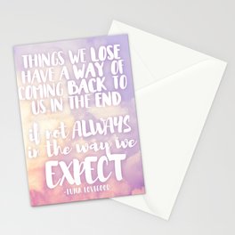 Luna Things (Color) Stationery Cards
