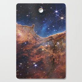 Carina Nebula Cosmic Cliffs NGC 3324- NASA STScl James Webb Space Telescope Cutting Board