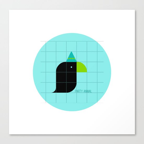 Party Animal Canvas Print