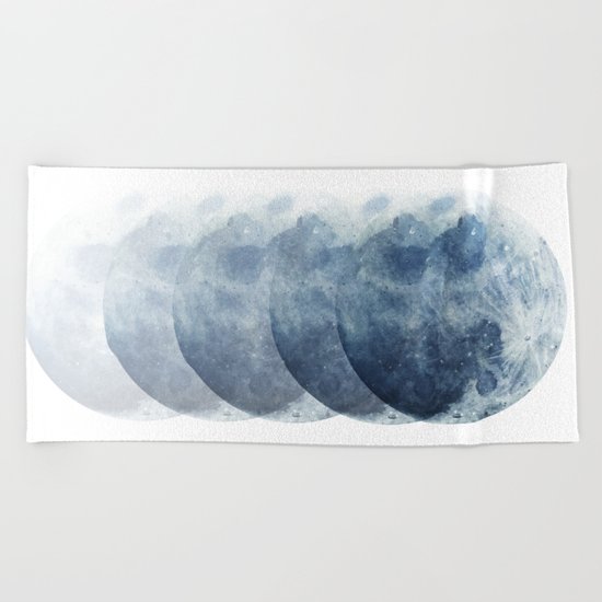 Full Moon Beach Towel