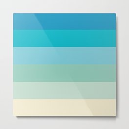 Summer colors 3 Metal Print | Digital, Oil, Blue, Beach, Moana, Mediterranean, Sea, Ocean, Bdq, Watercolor 