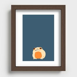 gorgeous toad alone Recessed Framed Print