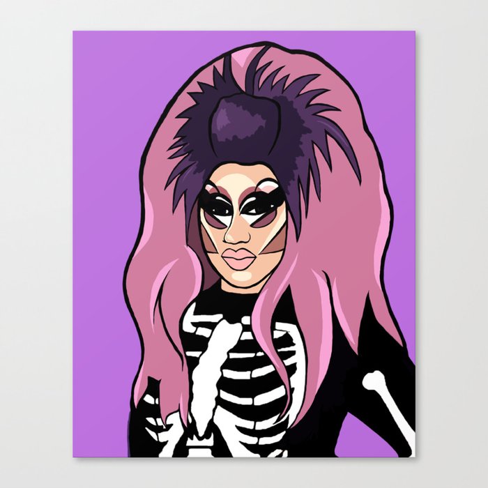 Trixie Mattell Halloween Canvas Print