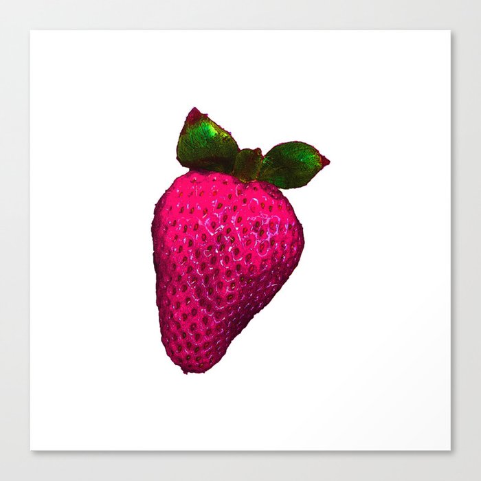 STRAWBERRY BECAME ROSY Canvas Print