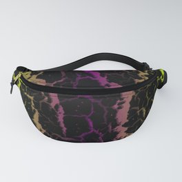 Cracked Space Lava - Lime/Purple Fanny Pack