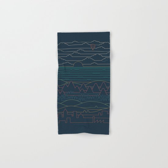 Linear Landscape Hand & Bath Towel
