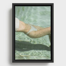 Poolside Framed Canvas