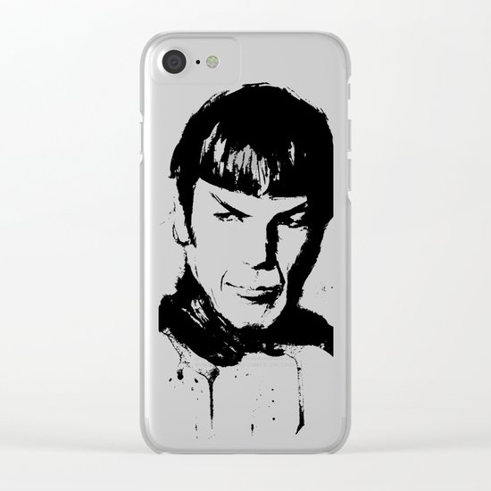Spock Star Trek Clear iPhone Case