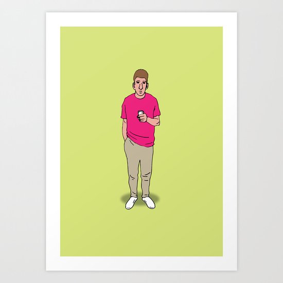 my mate mark Art Print