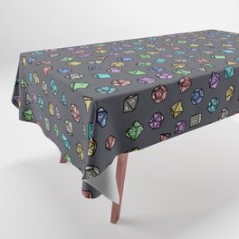 Dnd Dice Pattern Tablecloth