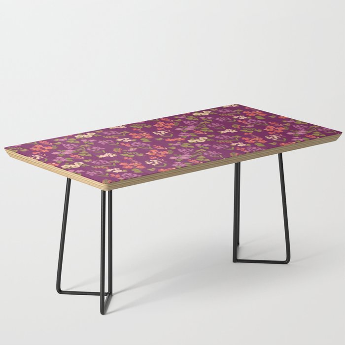 Field of Flowers Amethyst Coffee Table