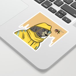 Bearkeeper Sticker | Bear, Beekeeper, Miele, Bee, Cute, Api, Digital, Drawing, Orso, Honey 