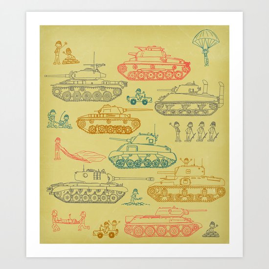 Tanks For Everything Art Print