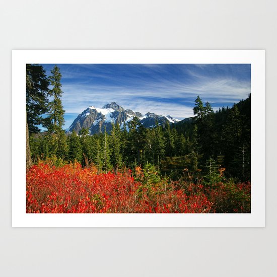 Mt. Shuksan Art Print