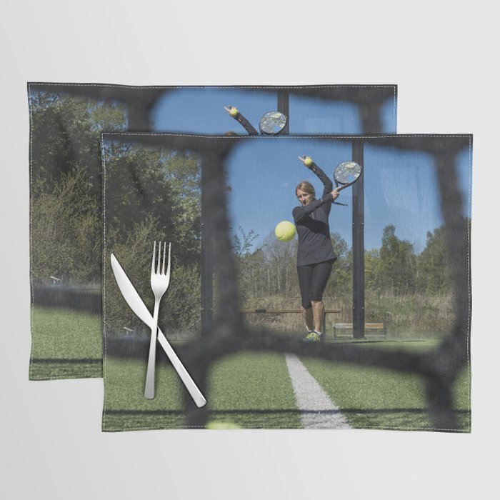 Paddle tennis Placemat