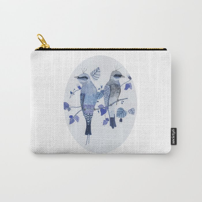 Blue birds Carry-All Pouch