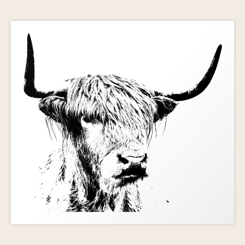 Wall Tapestry Portrait Of A Highland Cow Art Print By Adamsociesty6 Society6,How To Draw Shin Godzilla Step By Step Easy