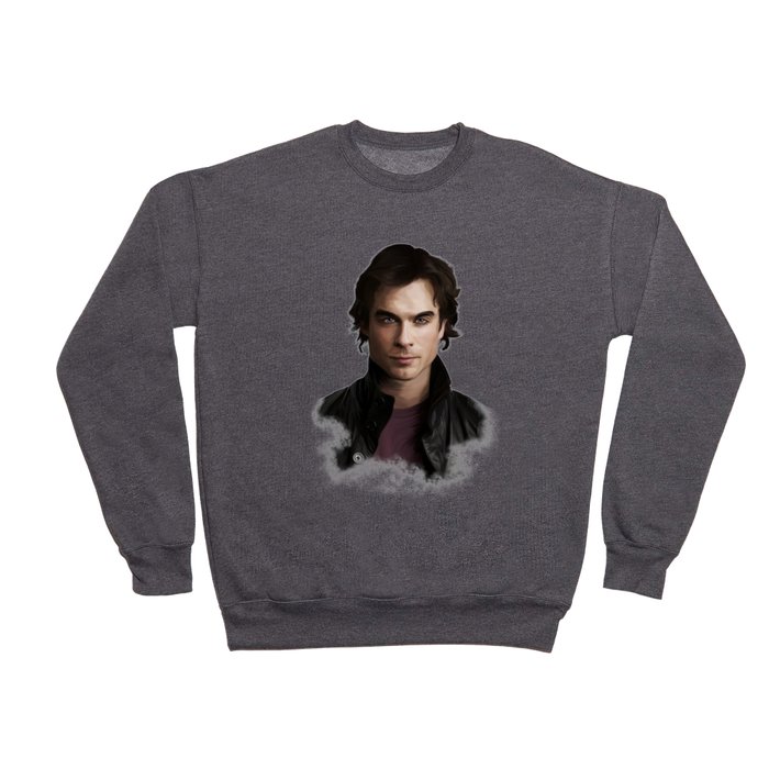 Damon Salvatore Ian Somerhalder Crewneck Sweatshirt by Jocabz