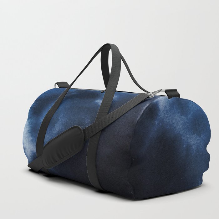 Watercolor Blue Duffle Bag