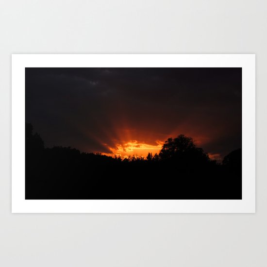 Sunset Art Print