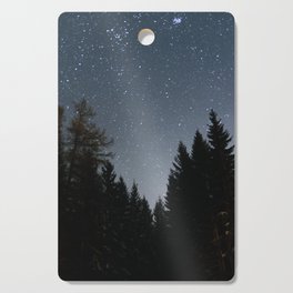 Night Sky in the Woods | Nautre and Landscape Photography Cutting Board