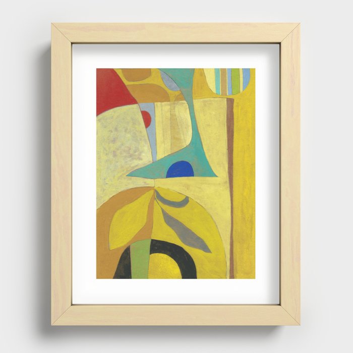 Exotic Yellow Recessed Framed Print