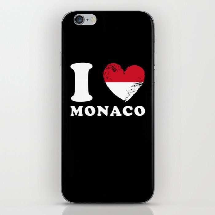 I Love Monaco iPhone Skin