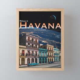 HAVANA POSTCARD. Framed Mini Art Print