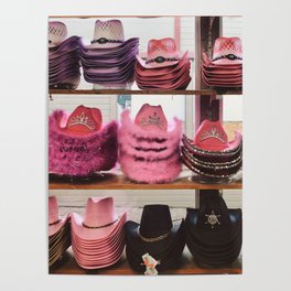 Cowgirl Hats 3 Poster