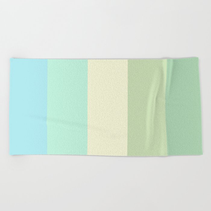 Pastel Elegant Natural Color Palette Beach Towel
