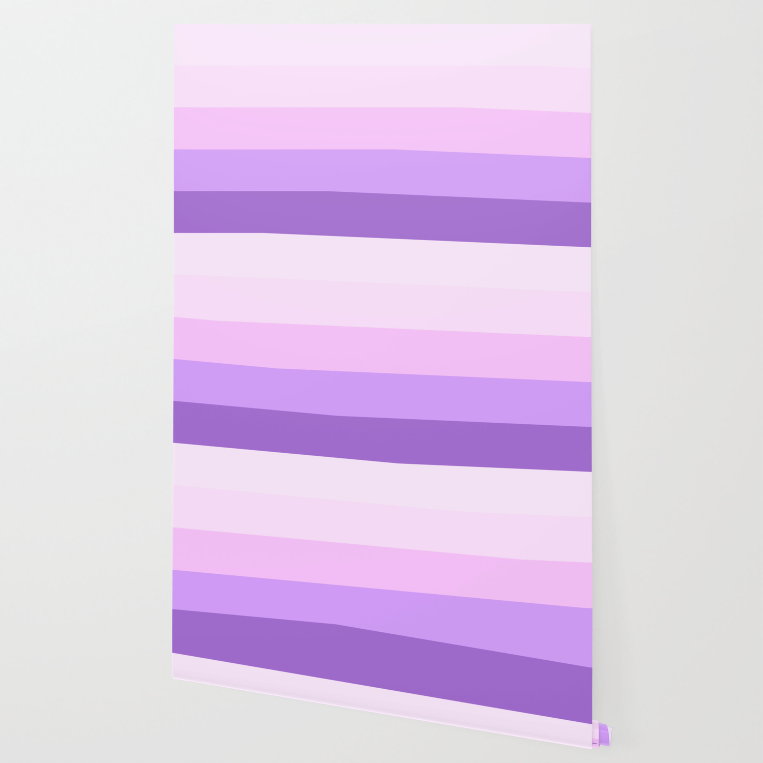 Stripes Pastel Lavender Ombre Wallpaper By Vintageappeal623 Society6
