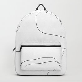 Unconditional Love Backpack | Minimalism, Child, Minimal, Hand, Art, Home, Graphicdesign, Black And White, Fingers, Line 