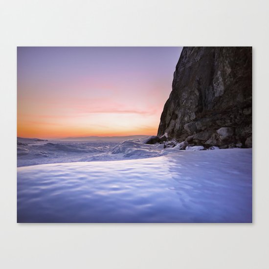 Sea foam Canvas Print
