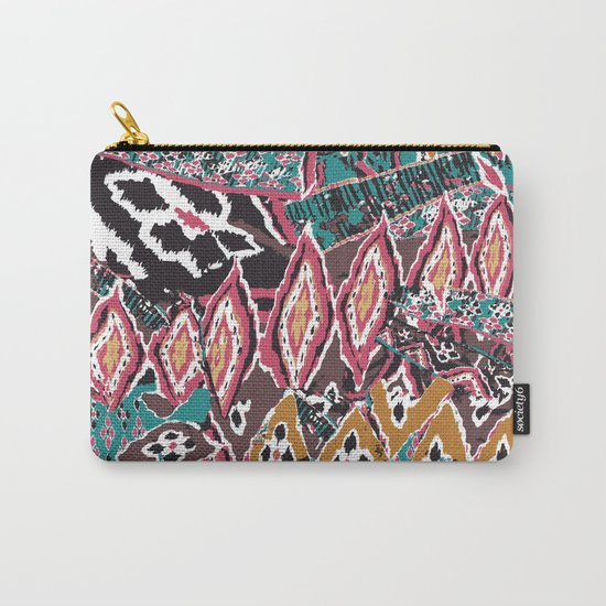 Geometric Pattern Carry-All Pouch
