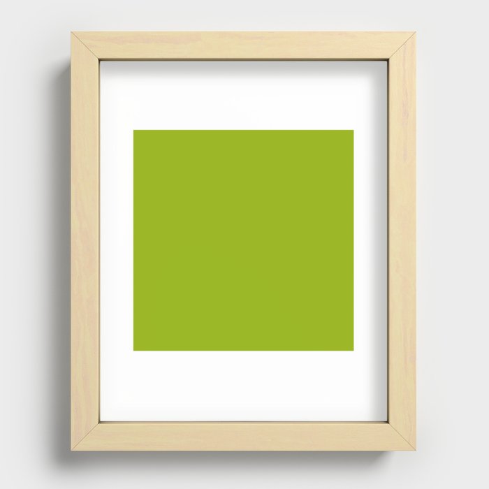 Pickled Green Recessed Framed Print