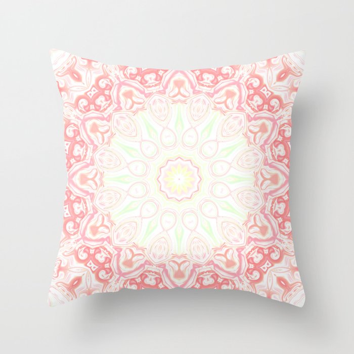 Star Flower of Symmetry 664 Throw Pillow