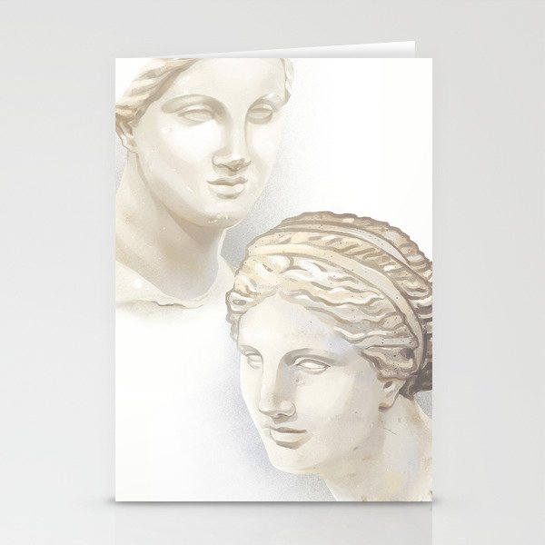 Dueling Aphrodites Stationery Cards