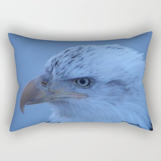 Young Eagle in Failing Light Rectangular Pillow