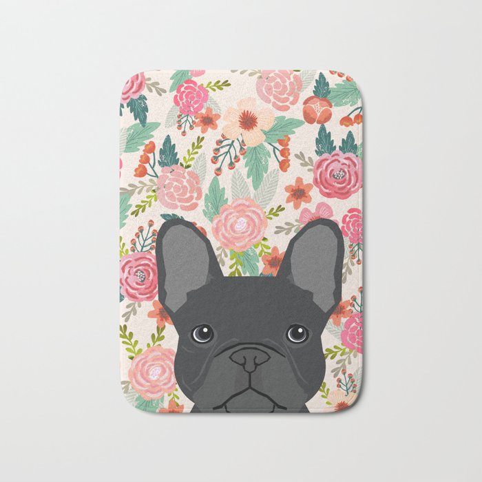 French Bulldog Florals Dog Portrait Pet Art Dog Breeds Custom